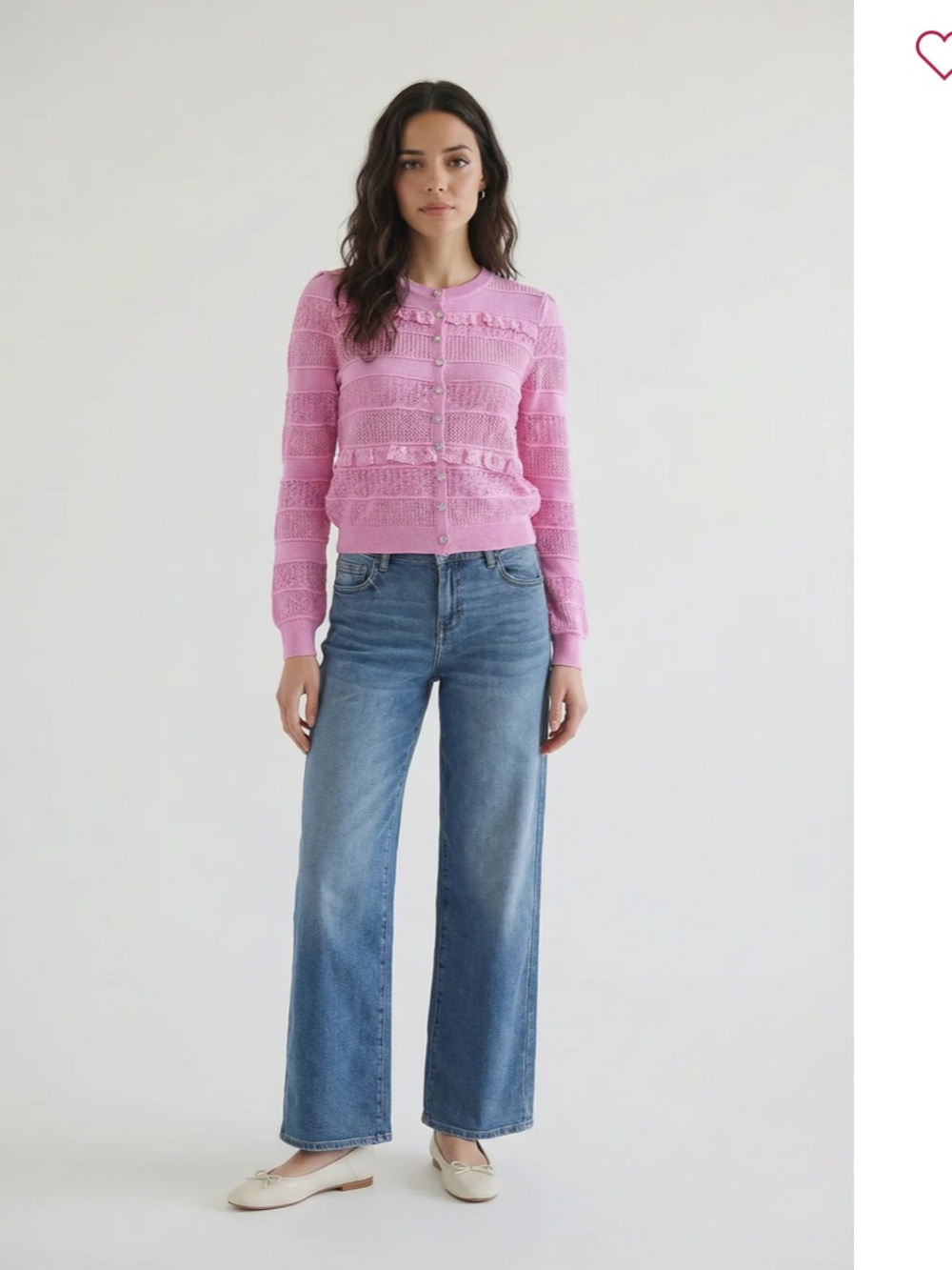 Revolve x Heartloom Aubrey Pink Cardigan